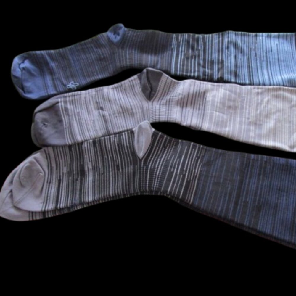 Doctor's Select Extra Wide Compression Socks 3 pairs XL Line Patterns
